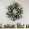 24 Inch Winter Pine Artificial Christmas Wreath with Berries and Pinecones